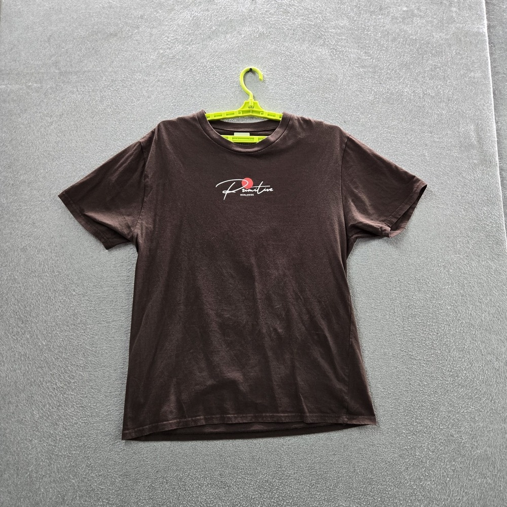 Primitive Skateboarding Men Shirt L Brown Ginza Cat Tiger Mountain Tee - Picture 8 of 8